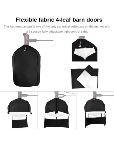 Aputure Lantern Softbox 66cm Luz Suave Montura Bowens