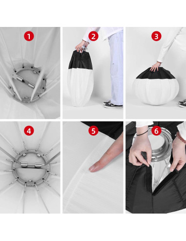 Luz de Video LED Bi-Color GVM G100W 3200K-5600K 6.4kg