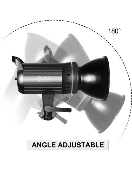 Luz de Video LED Bi-Color GVM G100W 3200K-5600K 6.4kg