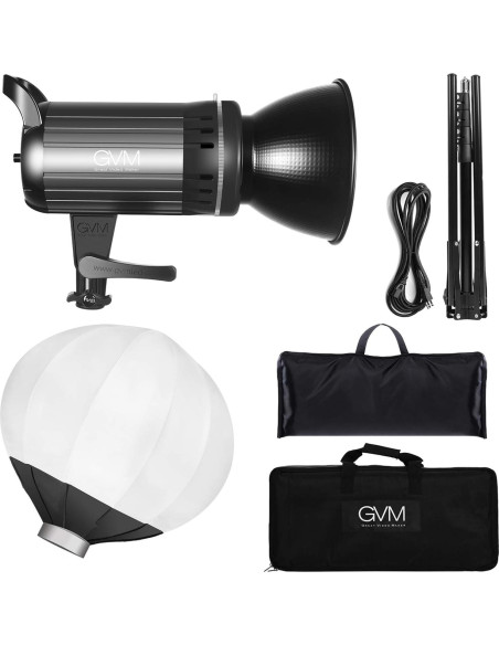 Luz de Video LED Bi-Color GVM G100W 3200K-5600K 6.4kg