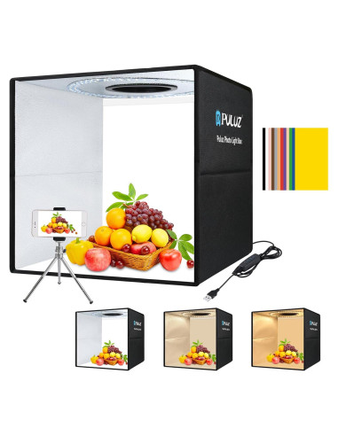 Caja de Luz PULUZ 40.64x40.64cm Estudio Fotográfico Plegable