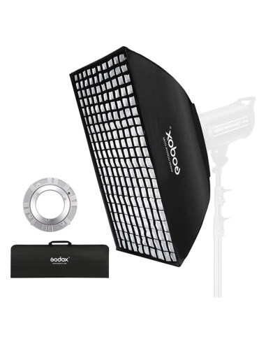 Softbox Godox 80x120cm con Rejilla y Montura Bowens