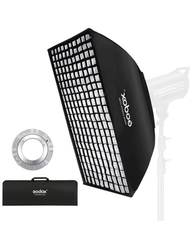Softbox Godox 80x120cm con Rejilla y Montura Bowens