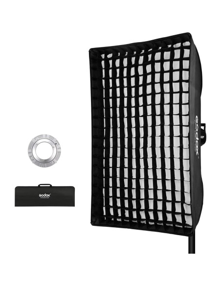 Softbox Godox 80x120cm con Rejilla y Montura Bowens