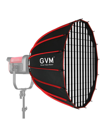 Softbox Parabólico GVM YG90SP 90cm Plegable con Difusores