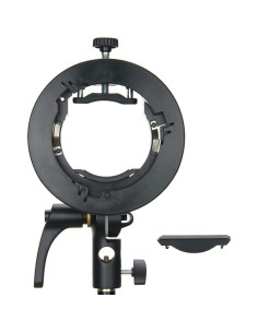 Soporte Godox S2 para Speedlite Bowens, Compacto y Ajustable 2