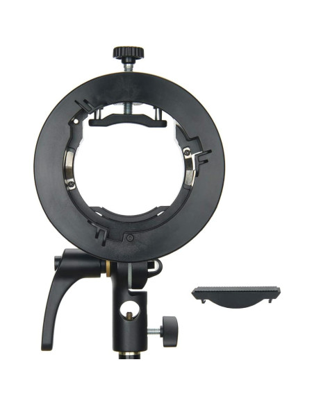 Soporte Godox S2 para Speedlite Bowens, Compacto y Ajustable