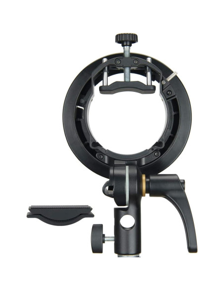 Soporte Godox S2 para Speedlite Bowens, Compacto y Ajustable