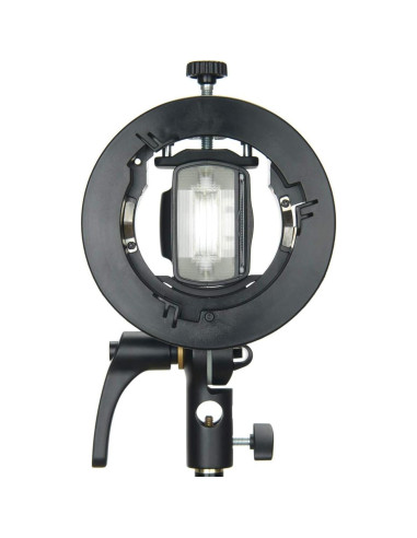Soporte Godox S2 para Speedlite Bowens, Compacto y Ajustable