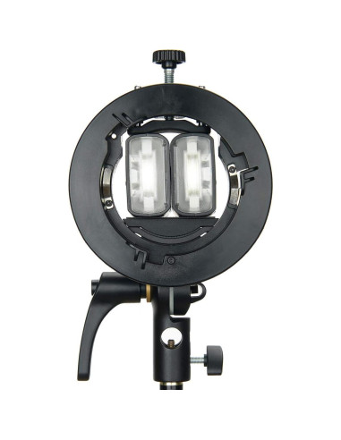 Soporte Godox S2 para Speedlite Bowens, Compacto y Ajustable