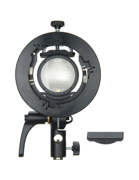 Soporte Godox S2 para Speedlite Bowens, Compacto y Ajustable