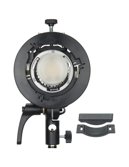 Soporte Godox S2 para Speedlite Bowens, Compacto y Ajustable