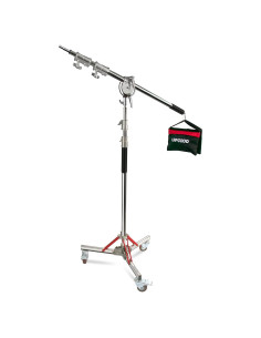 Soporte de Luz Ajustable Youtin con Ruedas y Brazo Oscilante