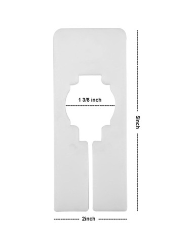 Divisores de Estante Rectangulares Blulu 50 Piezas con Marcador