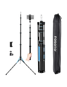 Soporte de Luz Trípode FOSOTO FT-220LS Fibra Carbono 222.5 cm