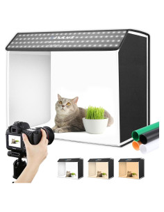 Caja de Luz PULUZ 60x40 cm con 672 LED y 4 Fondos PVC