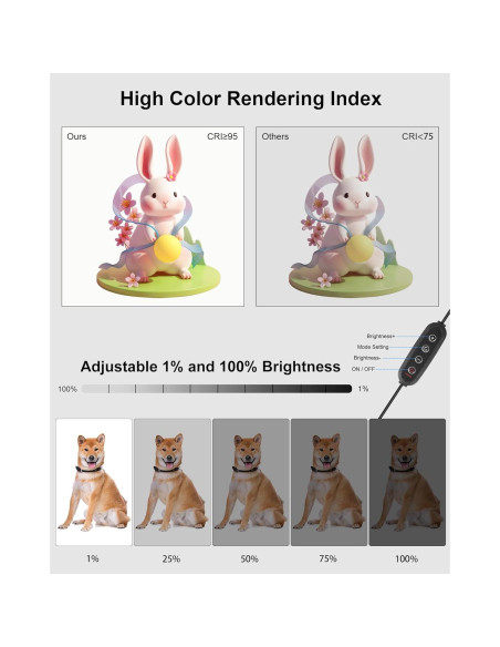 Caja de Luz PULUZ 60x40 cm con 672 LED y 4 Fondos PVC