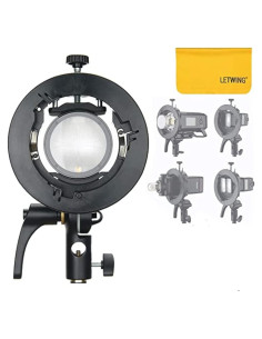 Soporte Godox S2 para Speedlite Montura Bowens Ajustable