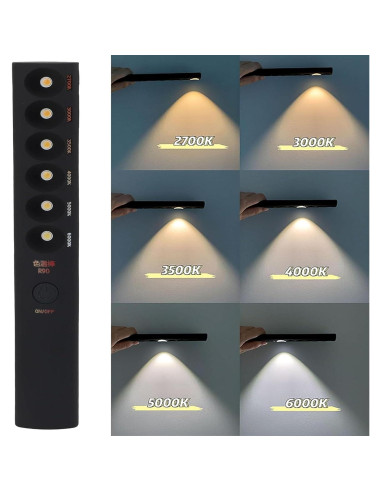 Lámpara de Temperatura de Color Portátil Yuecoom 2700K-6000K