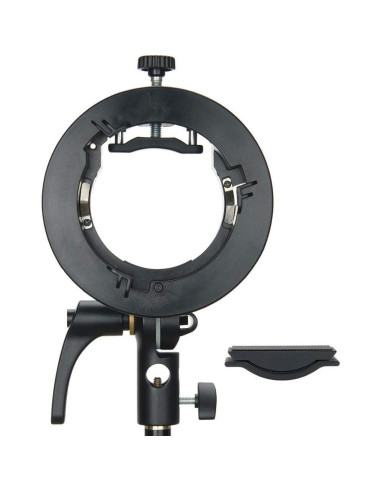 Soporte Godox S2 para Speedlite Montura Bowens Ajustable