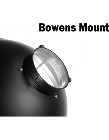 Plato de Belleza Godox 42cm Plateado con Montura Bowens