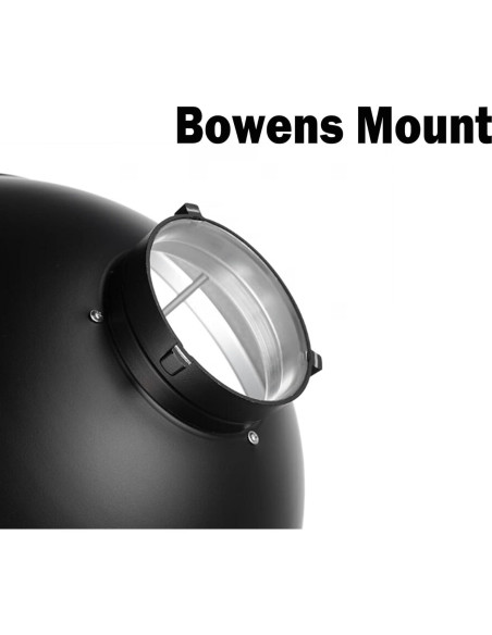 Plato de Belleza Godox 42cm Plateado con Montura Bowens