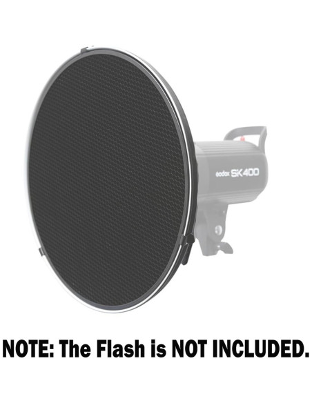 Plato de Belleza Godox 42cm Plateado con Montura Bowens