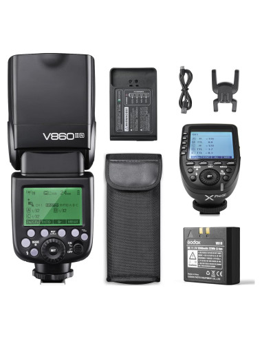 Flash Godox V860II-N TTL con disparador XPro-N para Nikon