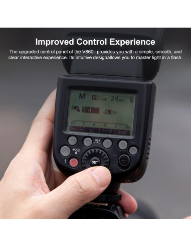 Flash Godox V860II-N TTL con disparador XPro-N para Nikon