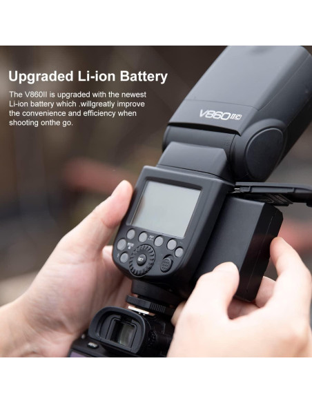 Flash Godox V860II-N TTL con disparador XPro-N para Nikon