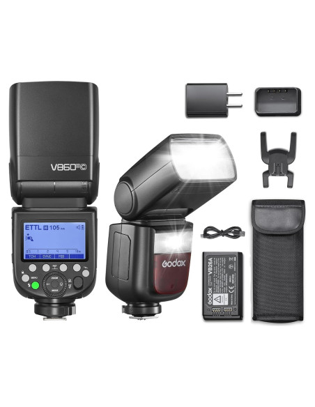Flash Godox V860III-C TTL para Canon 76Ws Inalámbrico 2.4G