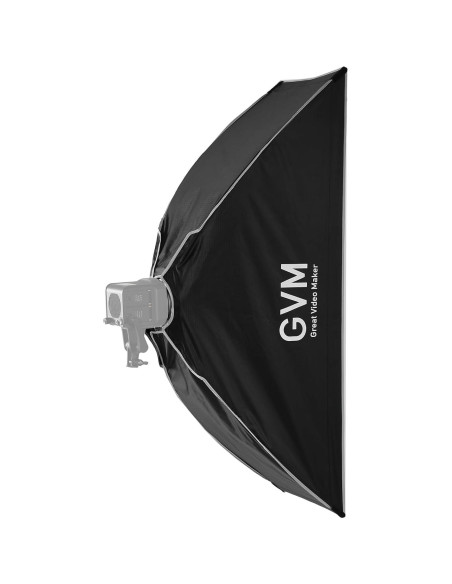Softbox GVM 30x120 cm Bowens para Luz de Video