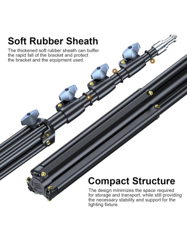 Soportes de Luz LINCO Zenith 2 Piezas 2.74 m Ajustables