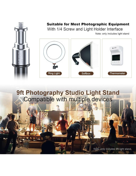 Soportes de Luz LINCO Zenith 2 Piezas 2.74 m Ajustables