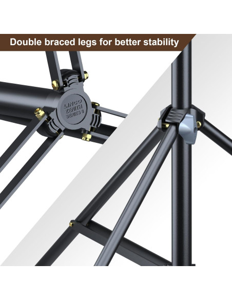 Soportes de Luz LINCO Zenith 2 Piezas 2.74 m Ajustables