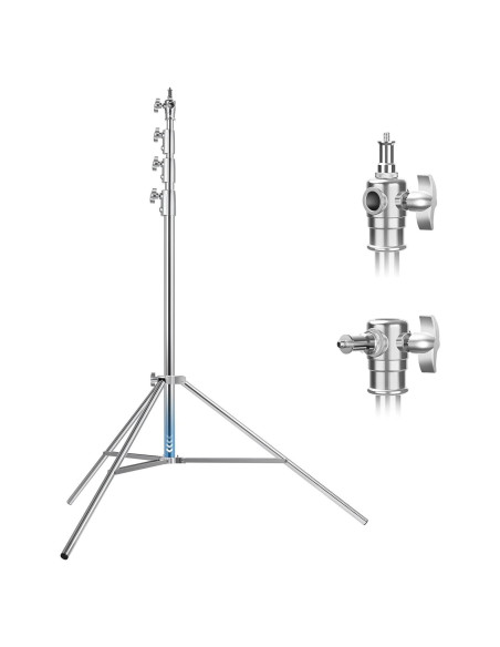 Soporte de Luz de Fotografía Gltire 4m Acero Inoxidable Ajustable