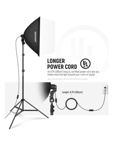 Paraguas Reflectante Parabólico NEEWER 165cm con Difusor