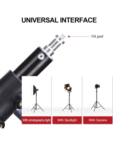Soporte de Luz BEIYANG 9.2FT Ajustable para Fotografía
