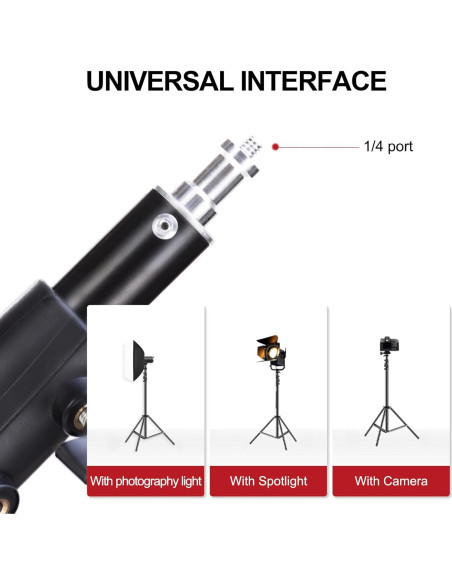 Soporte de Luz BEIYANG 9.2FT Ajustable para Fotografía