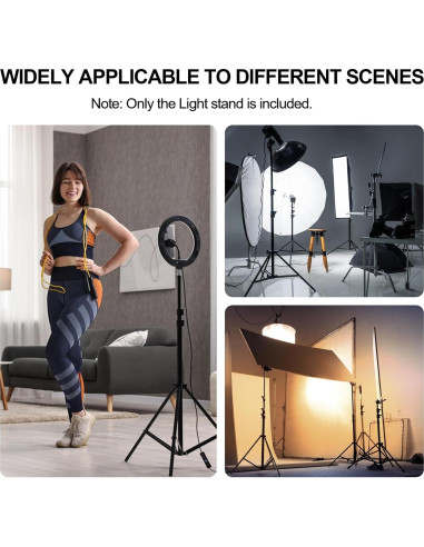 Soporte de Luz BEIYANG 9.2FT Ajustable para Fotografía