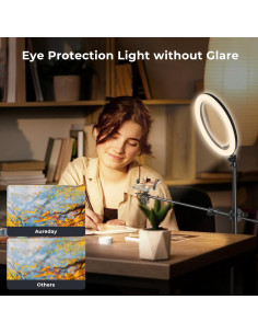 Luz de Anillo Aureday 30.48 cm con Trípode y Soporte 2