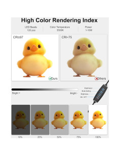 Kit de Estudio Fotográfico Portátil 30x30cm PULUZ con 120 LEDs 2