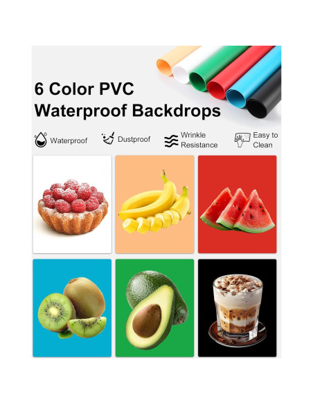 Kit de Estudio Fotográfico Portátil 30x30cm PULUZ con 120 LEDs