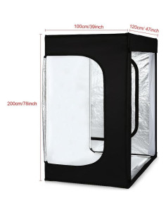 Caja de Luz Fotográfica Profesional Konseen 99x124x200cm LED 2