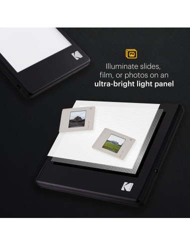 Caja de Luz LED KODAK 12x8 para Diapositivas y Negativos