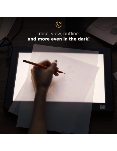 Caja de Luz LED KODAK 12x8 para Diapositivas y Negativos