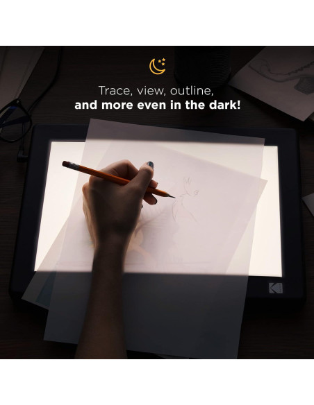 Caja de Luz LED KODAK 12x8 para Diapositivas y Negativos