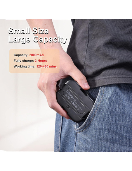 Luz de Selfie LED ULANZI VL100X 2000mAh 2500-6500K