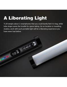 Godox TL30 Tubo de Luz LED RGB 8W Control APP 2700K-6500K 2