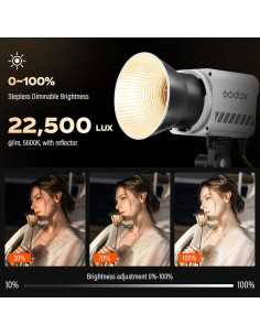 Godox ML60II Bi Luz LED Bi-Color 70W 2800-5600K 13000Lux 2